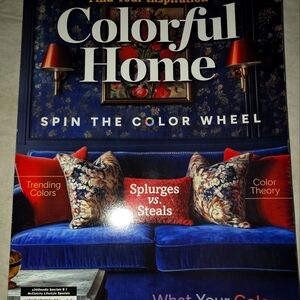 Colorful Home Accent Magazine